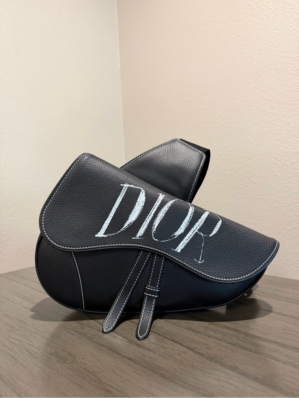 Dior Black Saddle Crossbody Bag